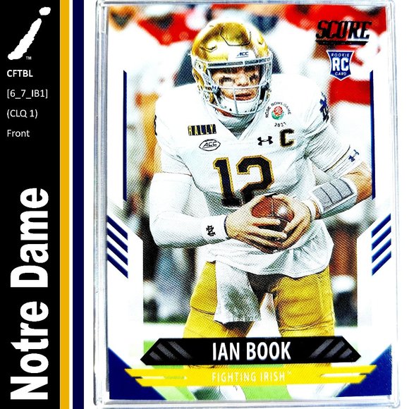 Panini Other - Notre Dame (Ian Book) - CFTBL [6_7_IB1]